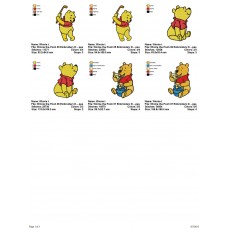 Package 3 Winnie the Pooh 02 Embroidery Designs